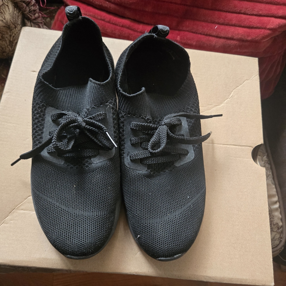 Skechers Black Women's  Slip On Sneakers